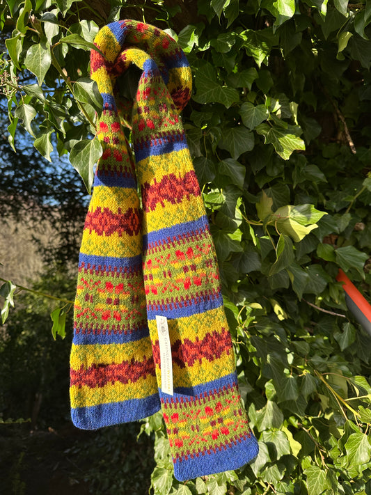 Green Grove Weavers Fairisle Scarf