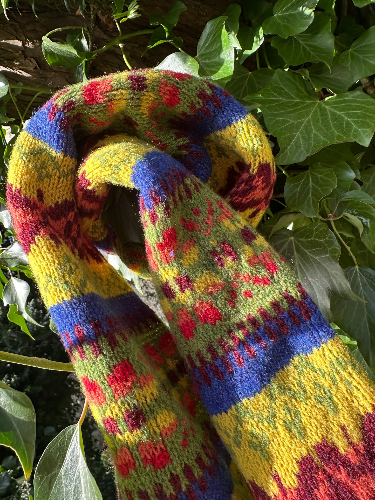 Green Grove Weavers Fairisle Scarf