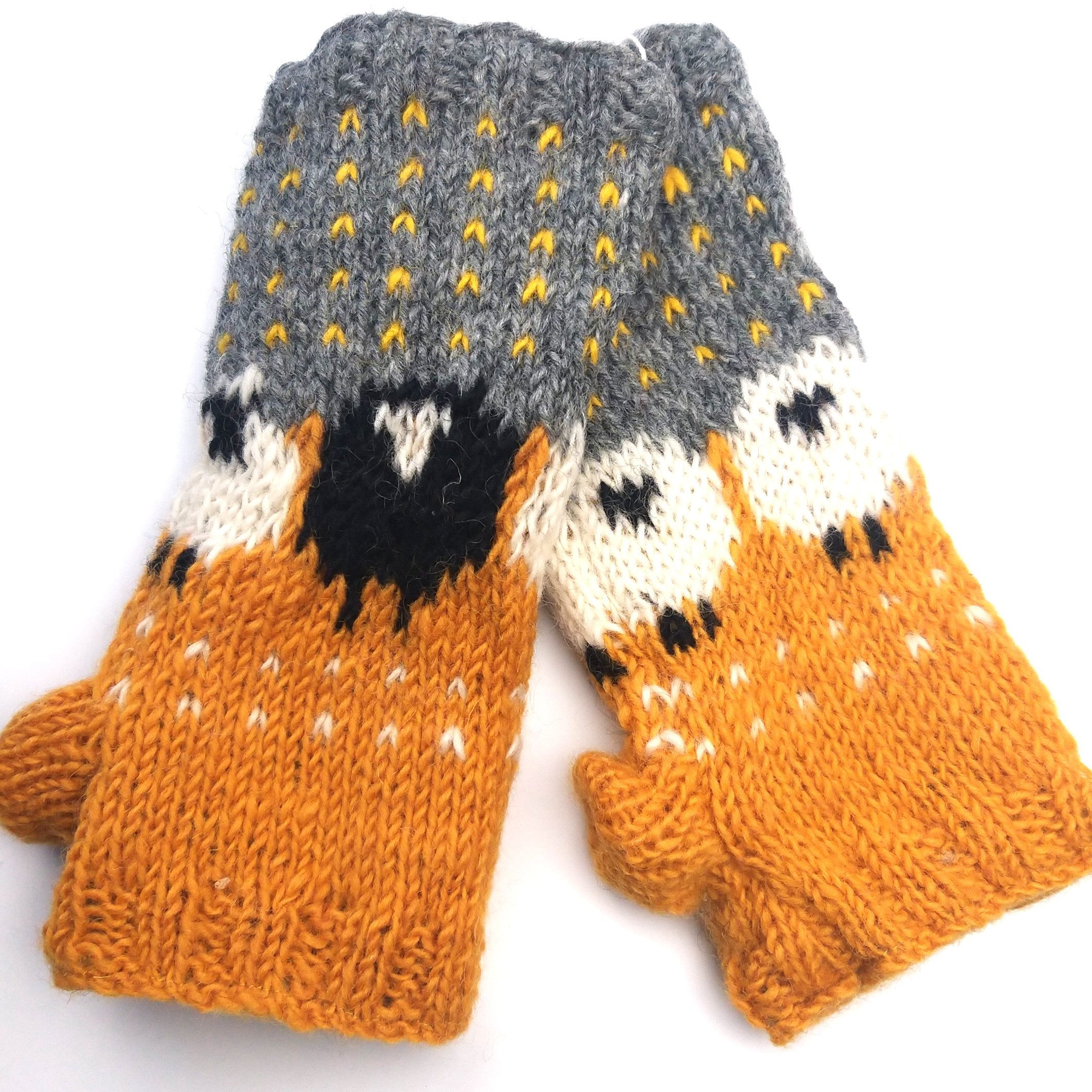 Fairtrade Handknit Sheep Arm Warmers