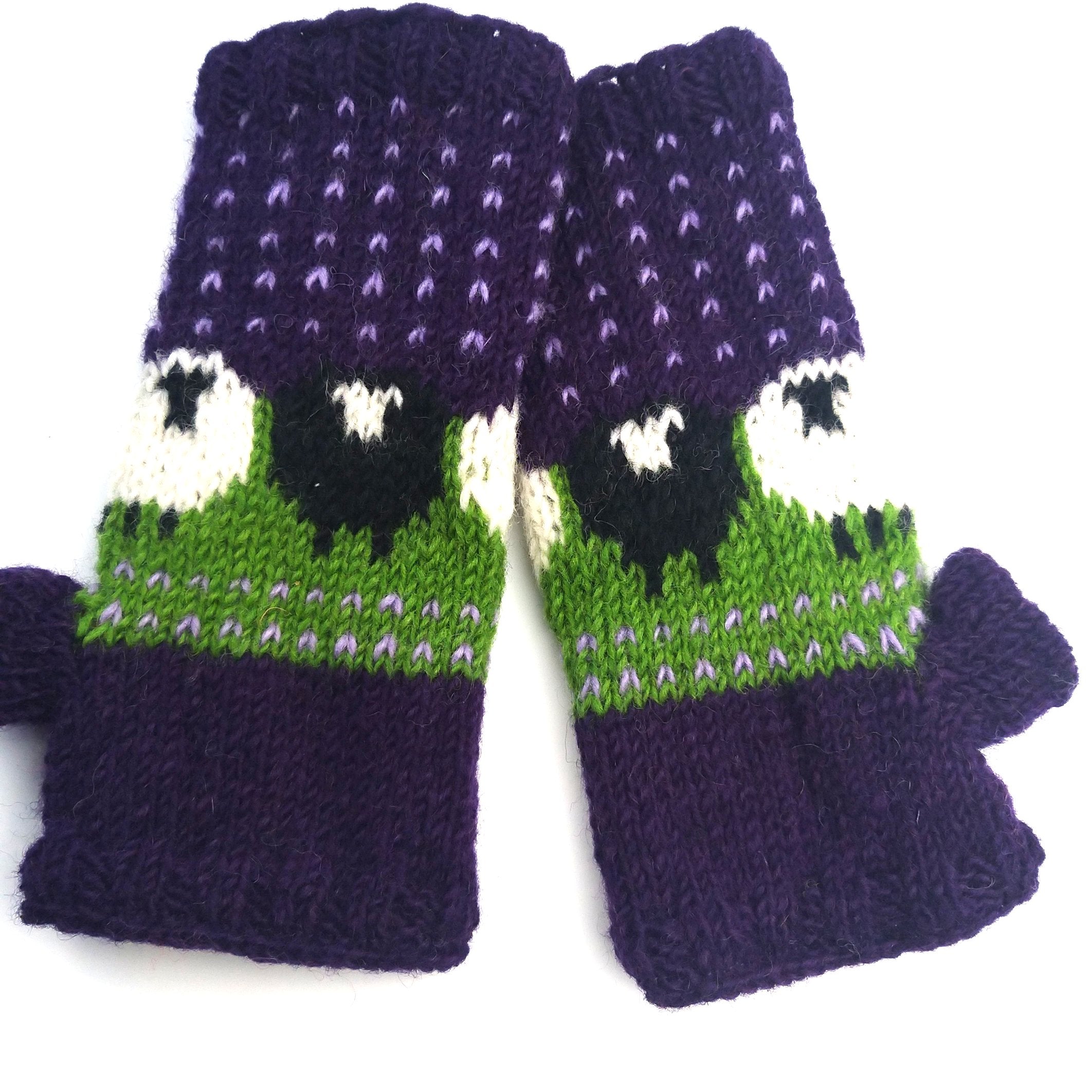 Fairtrade Handknit Sheep Arm Warmers