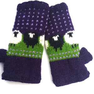 Fairtrade Handknit Sheep Arm Warmers