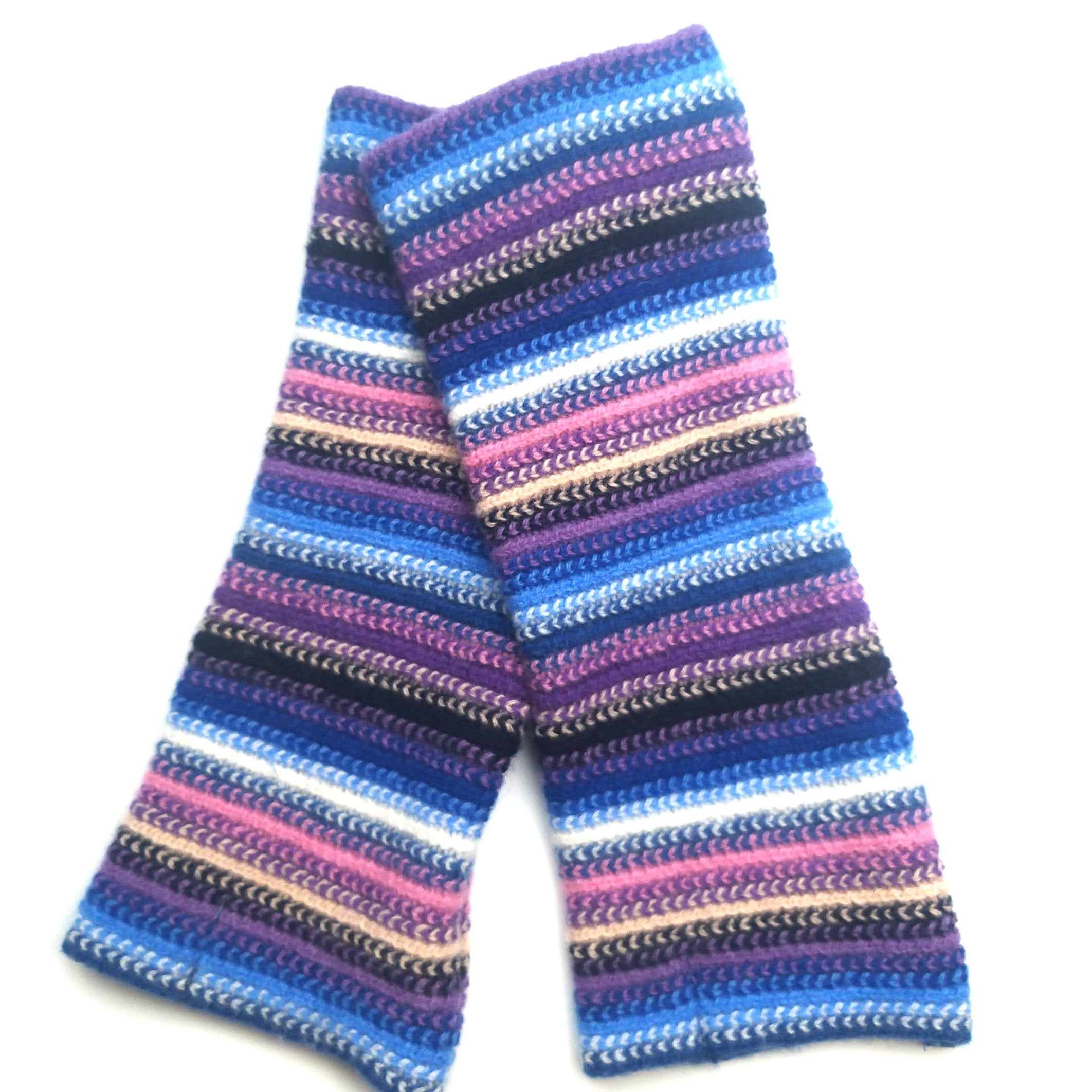 Scottish Stripey Lambswool Arm Warmer