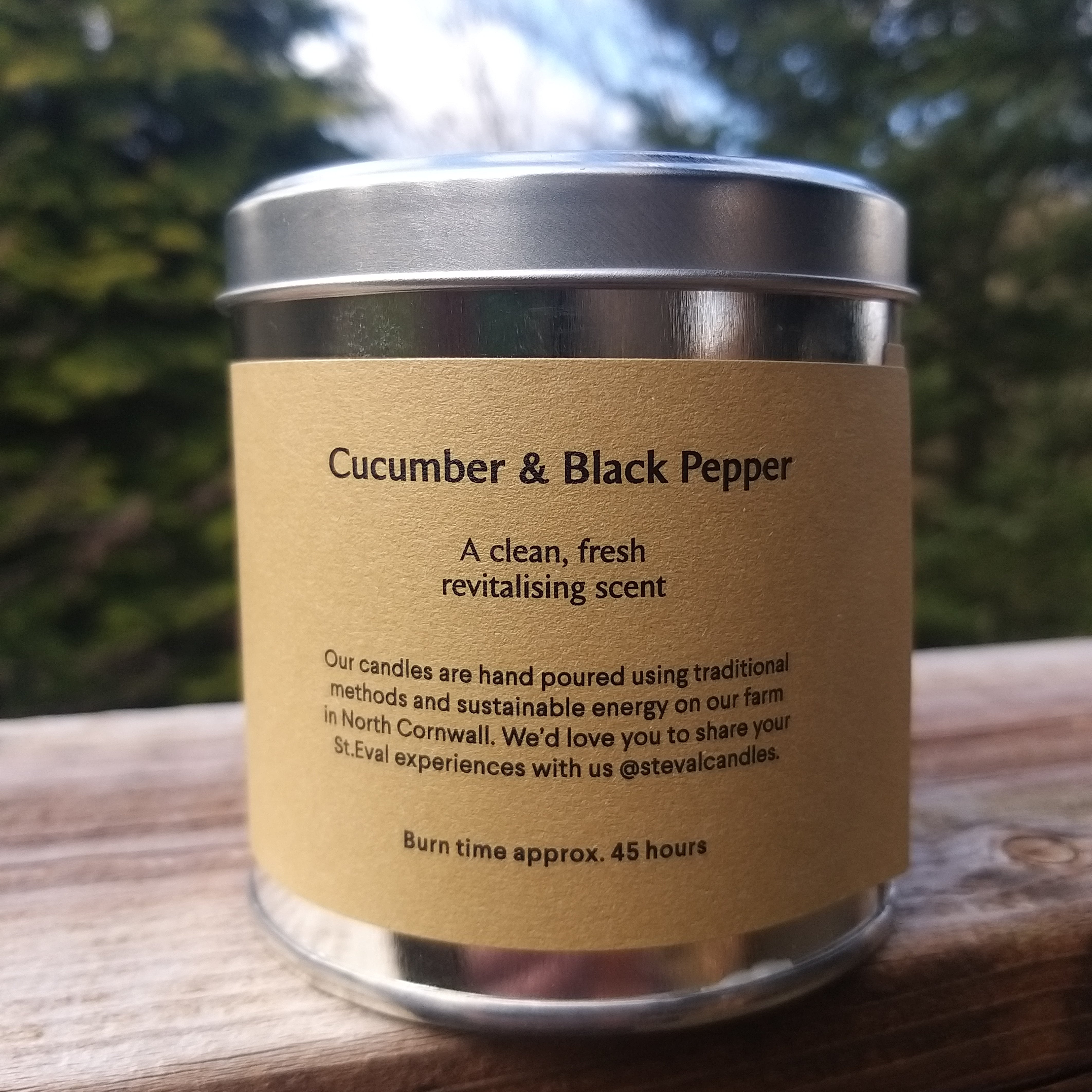 St Eval Cucumber & Black Pepper Large Candle
