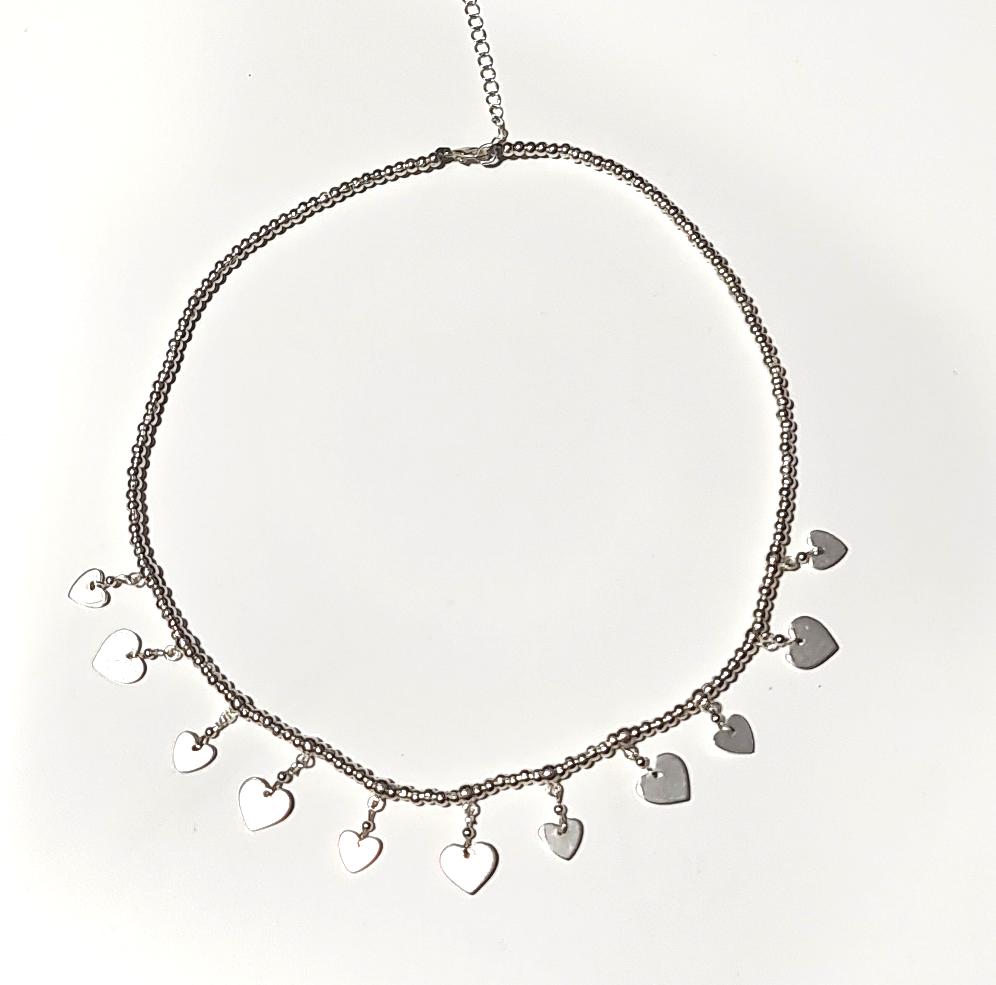 Stylish Mini Hearts Necklace