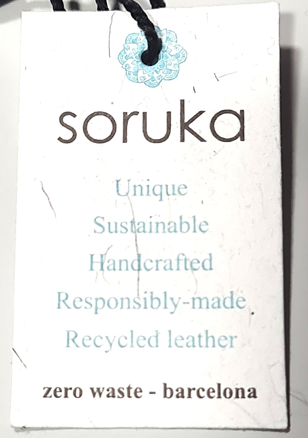 Soruka Recycled Handcrafted Leather Purse