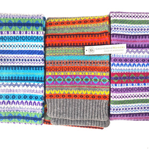 Green Grove Weavers Scottish Staffa Fairisle Scarf