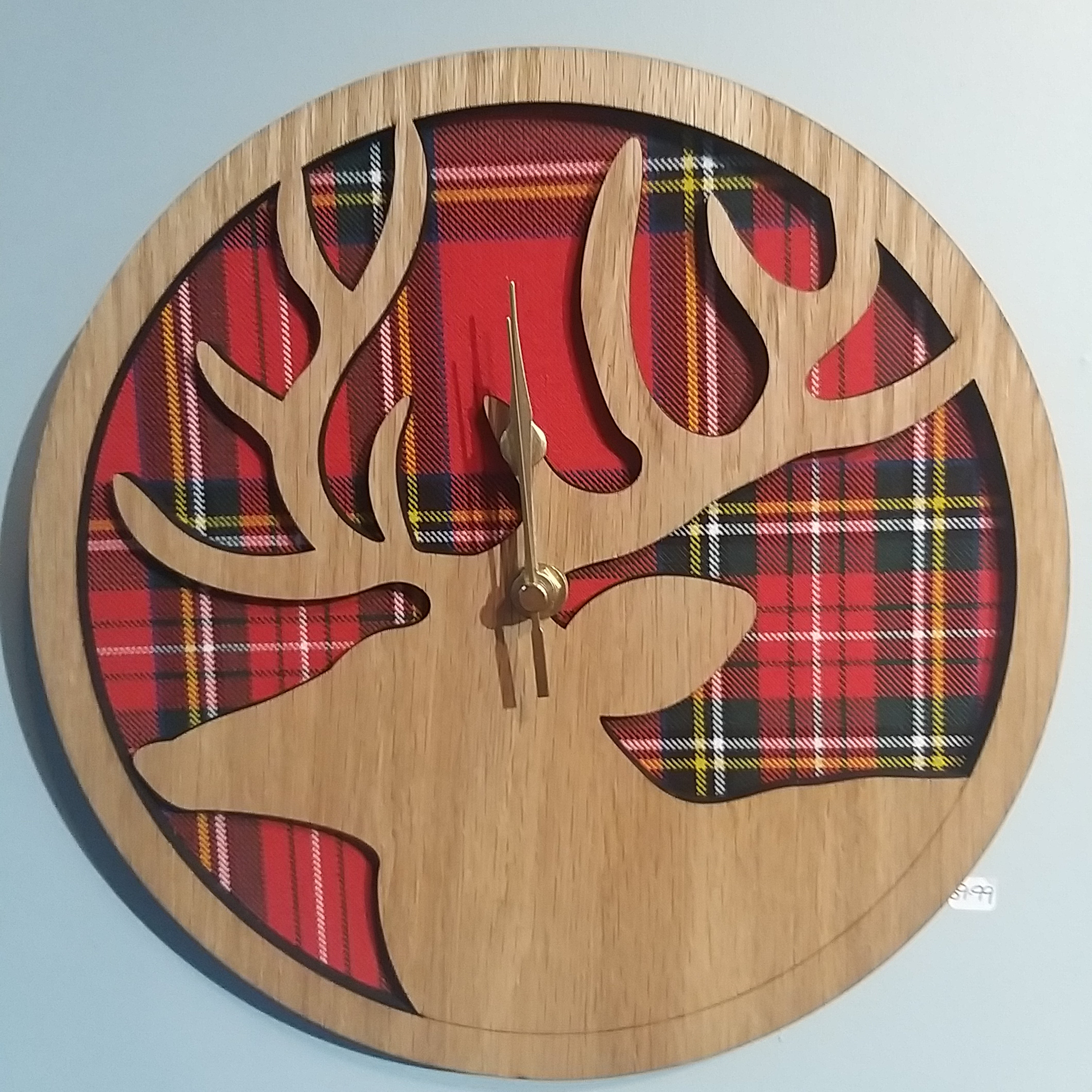 Scottish Stag Wall Clock