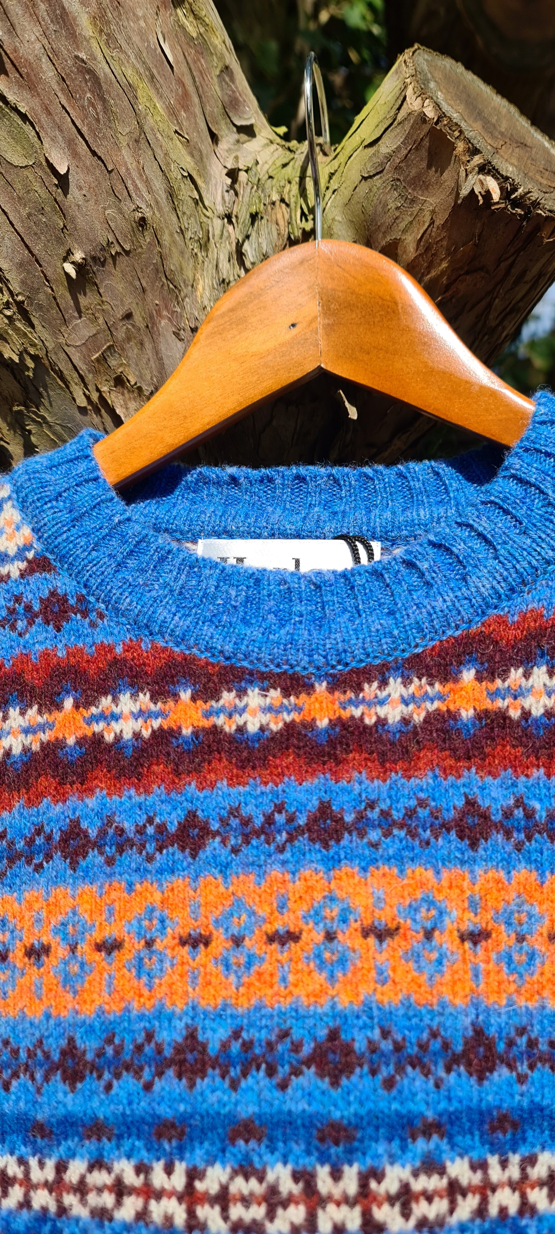 SALE Scottish Ladies Fairisle In 'Blue Toon'