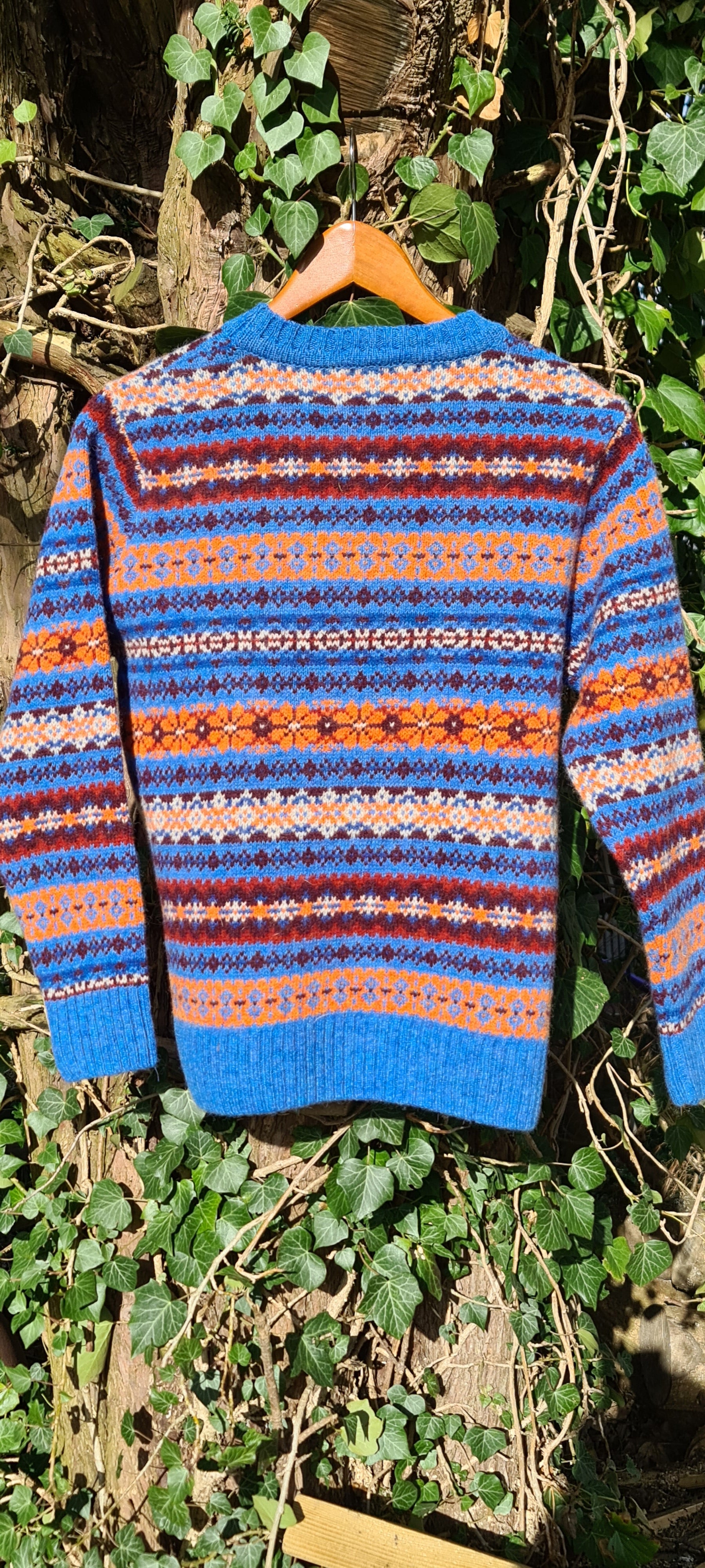 SALE Scottish Ladies Fairisle In 'Blue Toon'