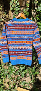 SALE Scottish Ladies Fairisle In 'Blue Toon'