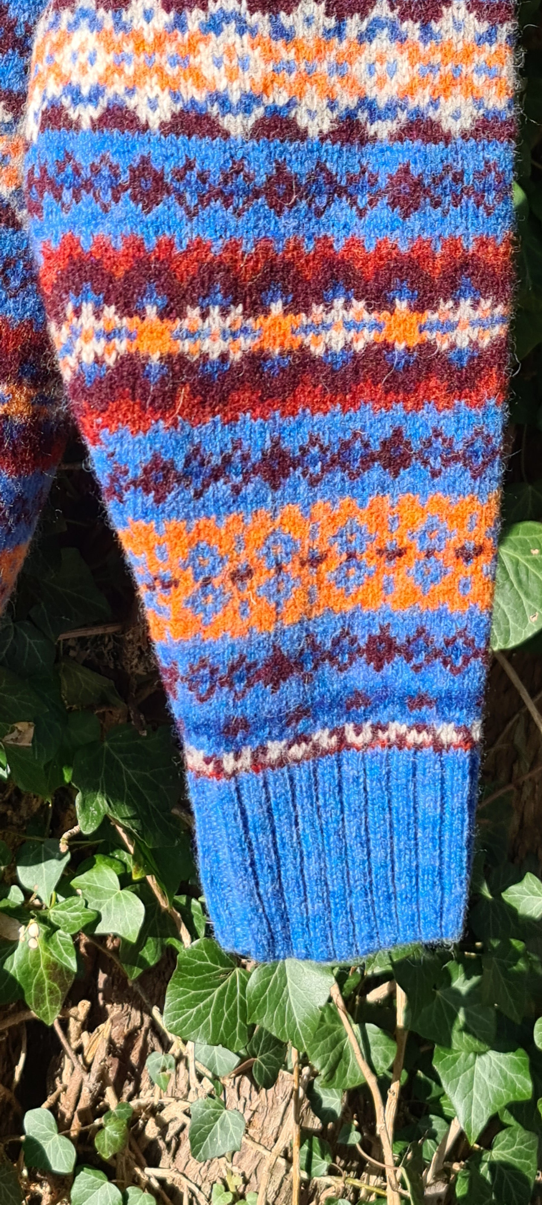 SALE Scottish Ladies Fairisle In 'Blue Toon'