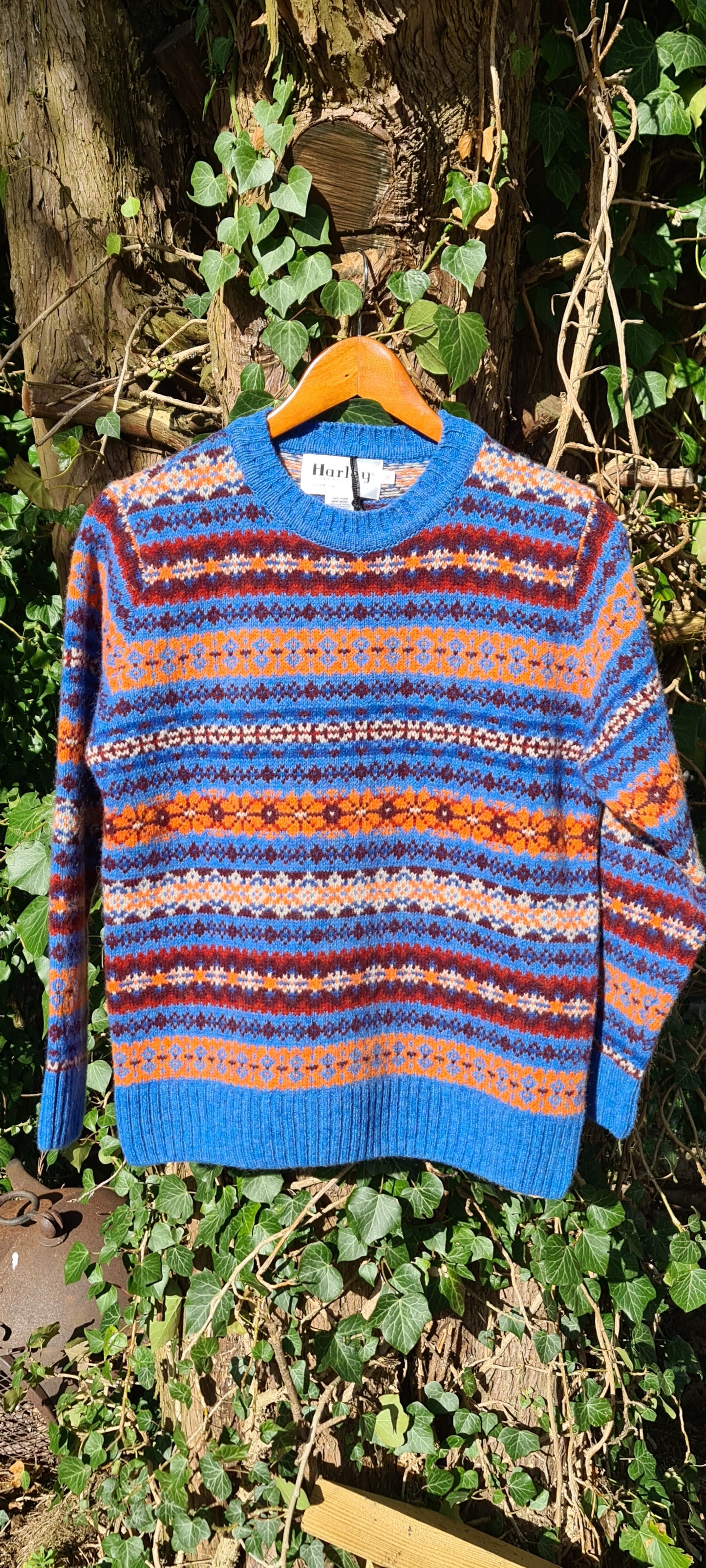 SALE Scottish Ladies Fairisle In 'Blue Toon'