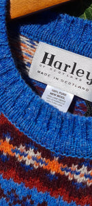 SALE Scottish Ladies Fairisle In 'Blue Toon'