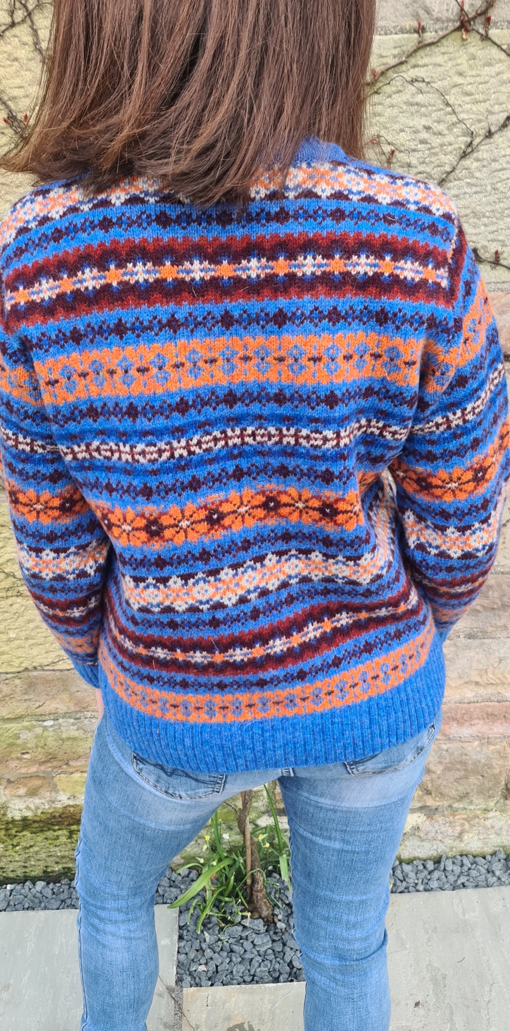 Scottish Ladies Fairisle In 'Blue Toon'