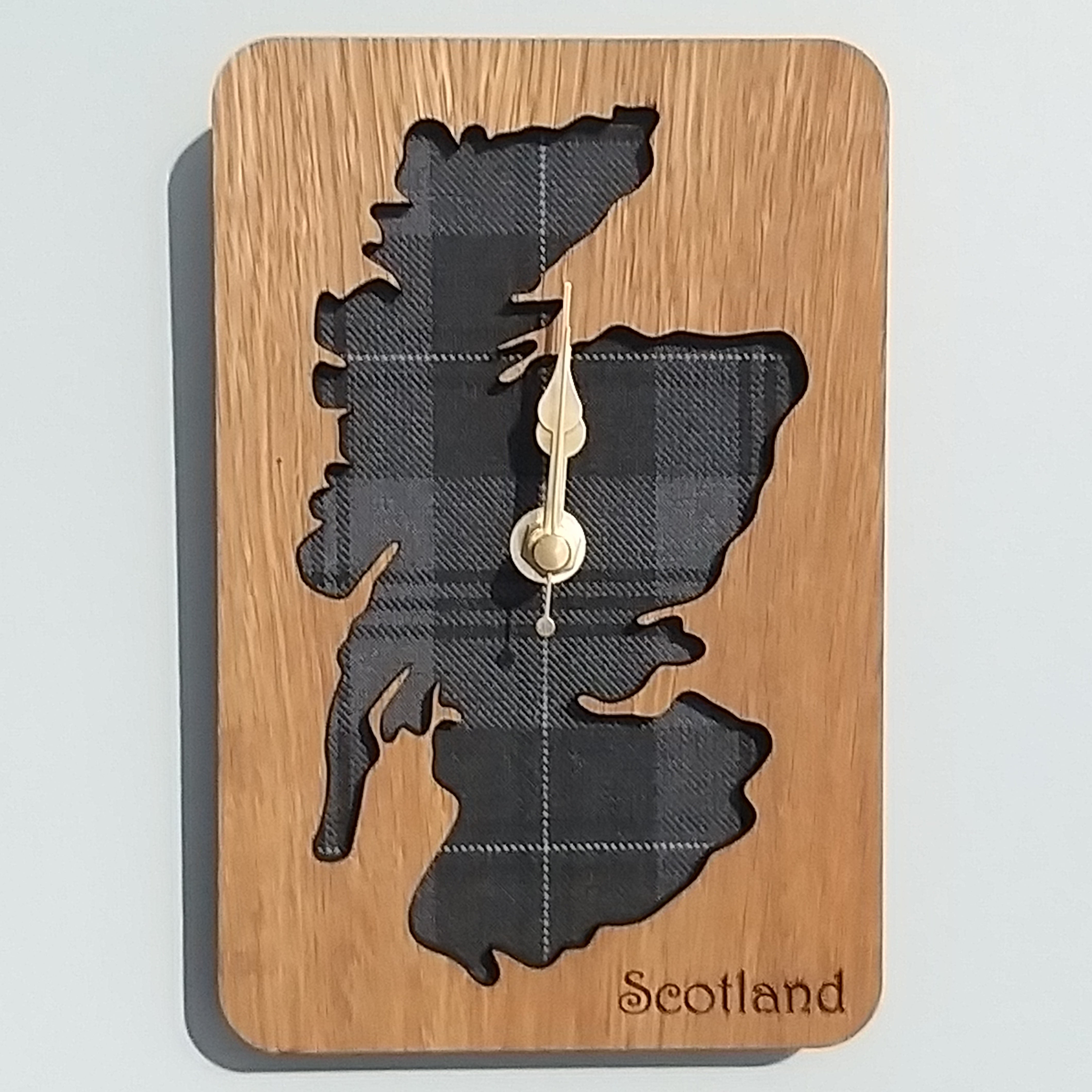 Scotland Tartan Wall Clock