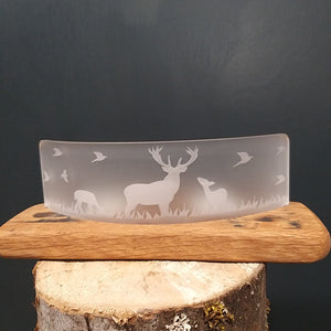 Scottish Stag Whisky Barrel Double Tealight