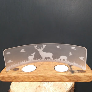 Scottish Stag Whisky Barrel Double Tealight