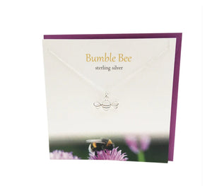 Scottish Bumble Bee Sterling Silver Necklace